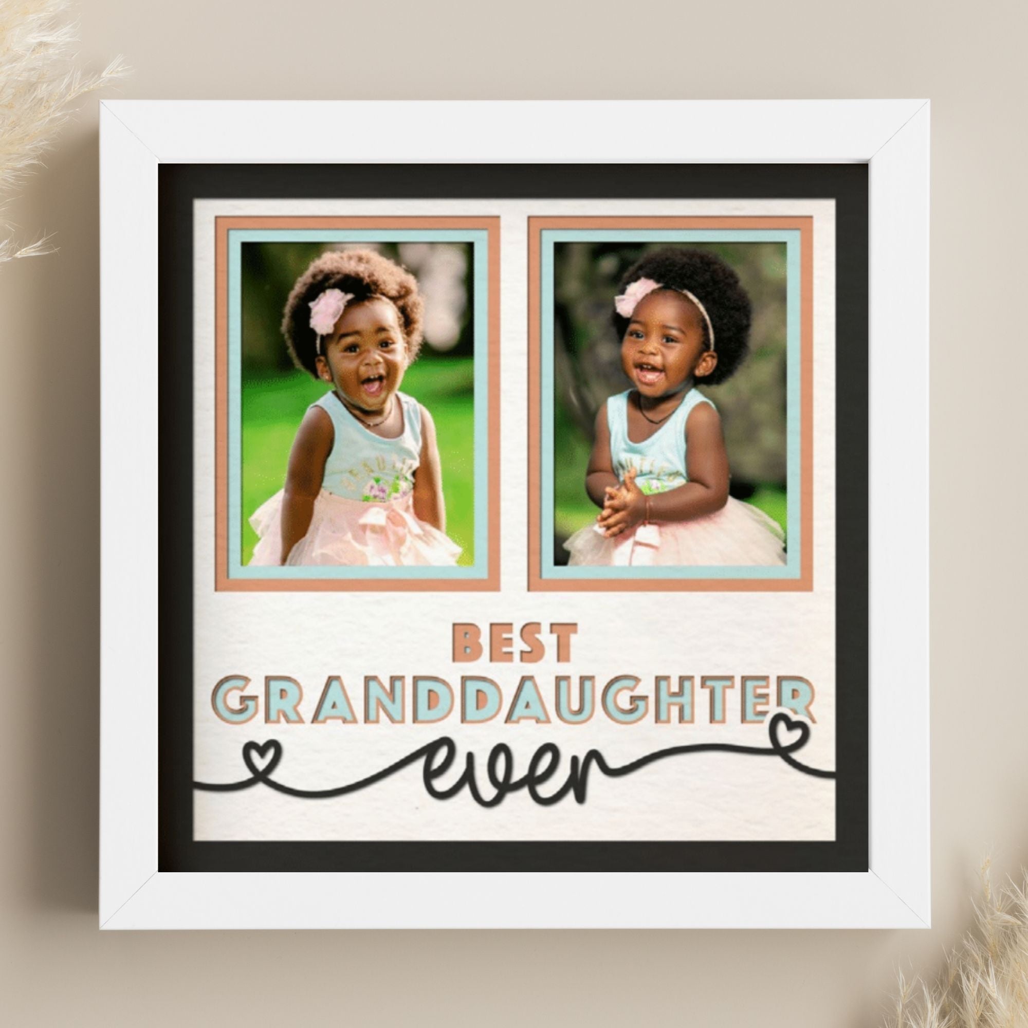 Best Granddaughter Ever Photo Frame - The Caring Creative