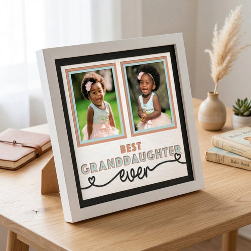 Best Granddaughter Ever Photo Frame - The Caring Creative