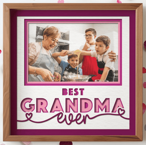 Best Grandma Ever Photo Frame - The Caring Creative