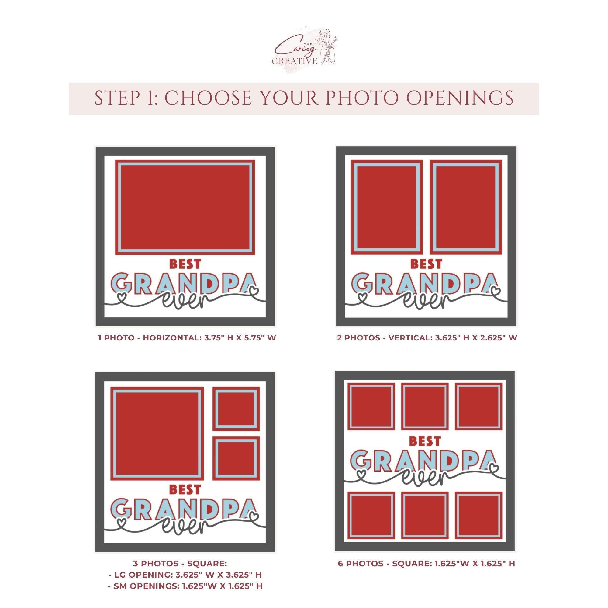 Best Grandpa Ever Photo Frame - The Caring Creative