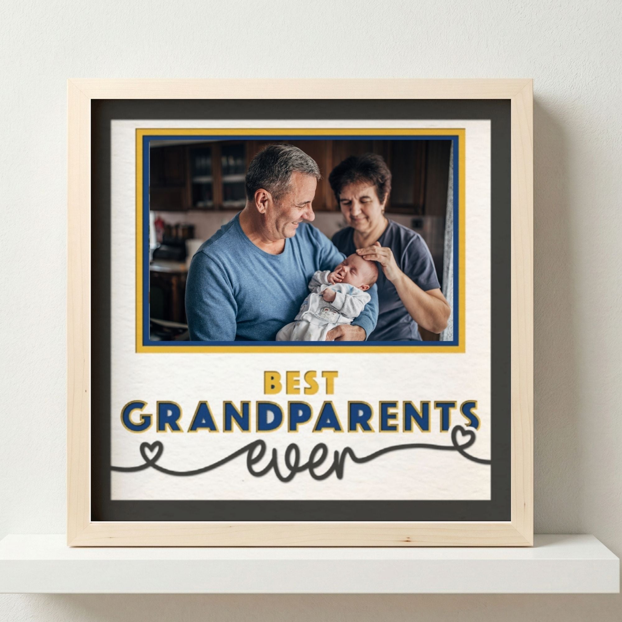 Best Grandparents Ever Photo Frame - The Caring Creative