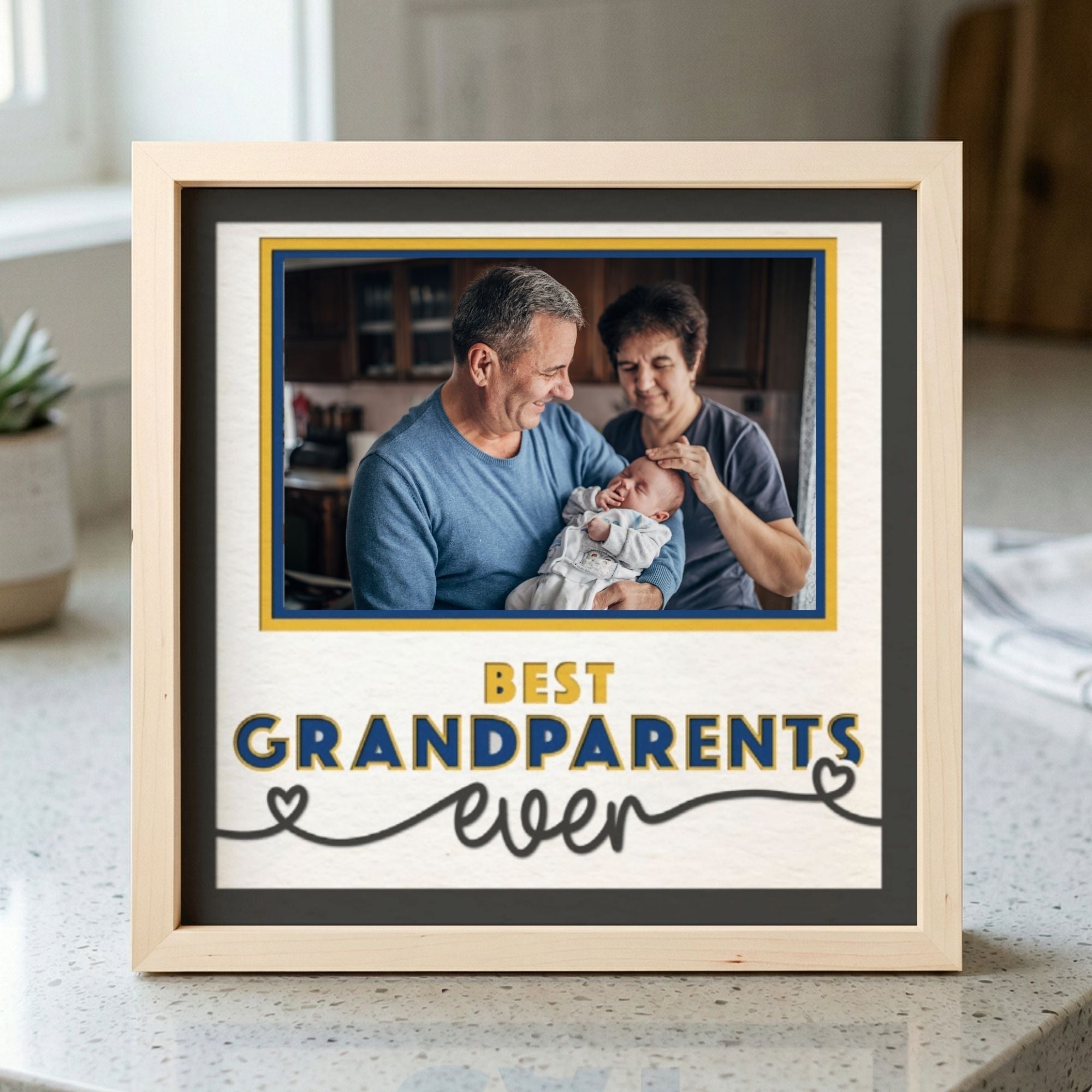 Best Grandparents Ever Photo Frame - The Caring Creative