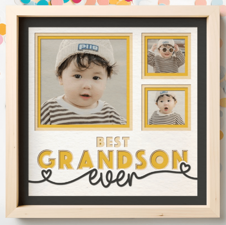 Best Grandson Ever Photo Frame - The Caring Creative