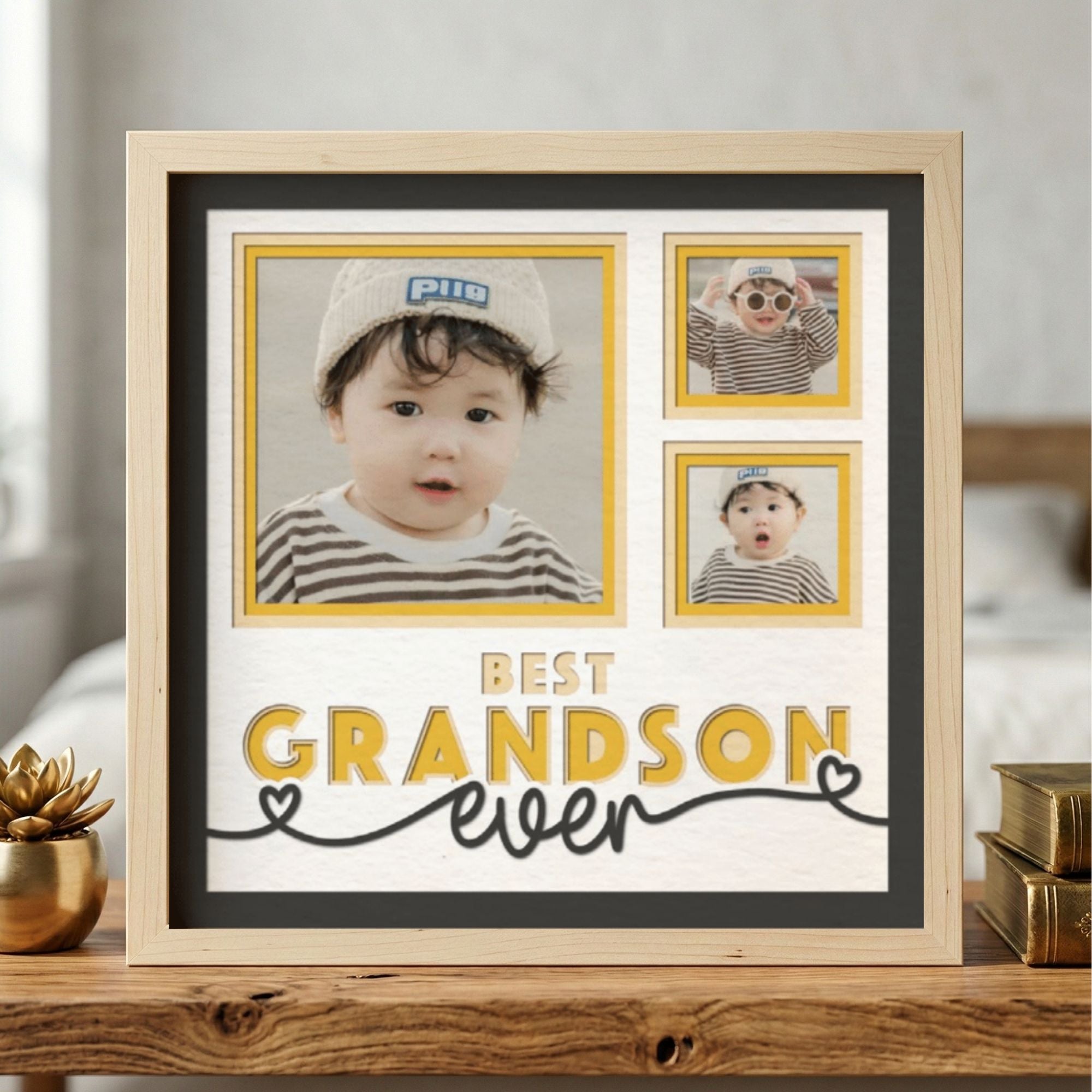 Best Grandson Ever Photo Frame - The Caring Creative