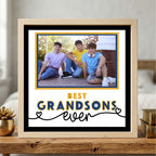 Best Grandsons Ever Photo Frame - The Caring Creative