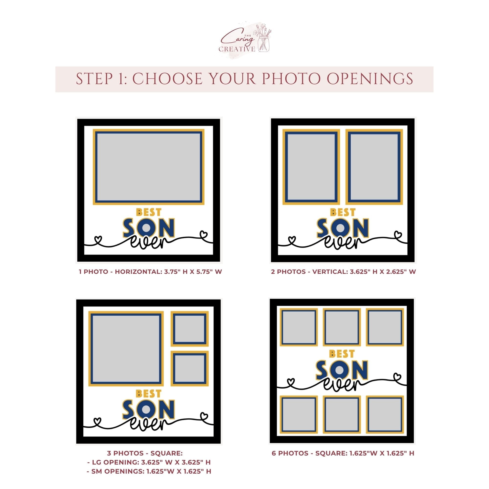 Best Son Ever Photo Frame - The Caring Creative