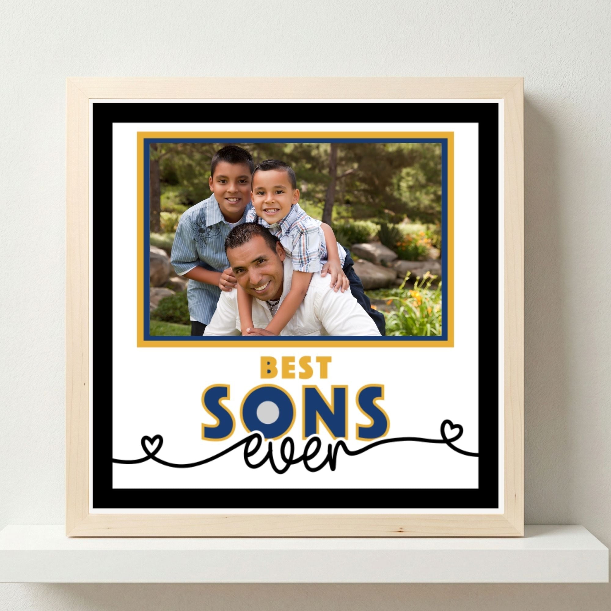 Best Sons Ever Photo Frame - The Caring Creative
