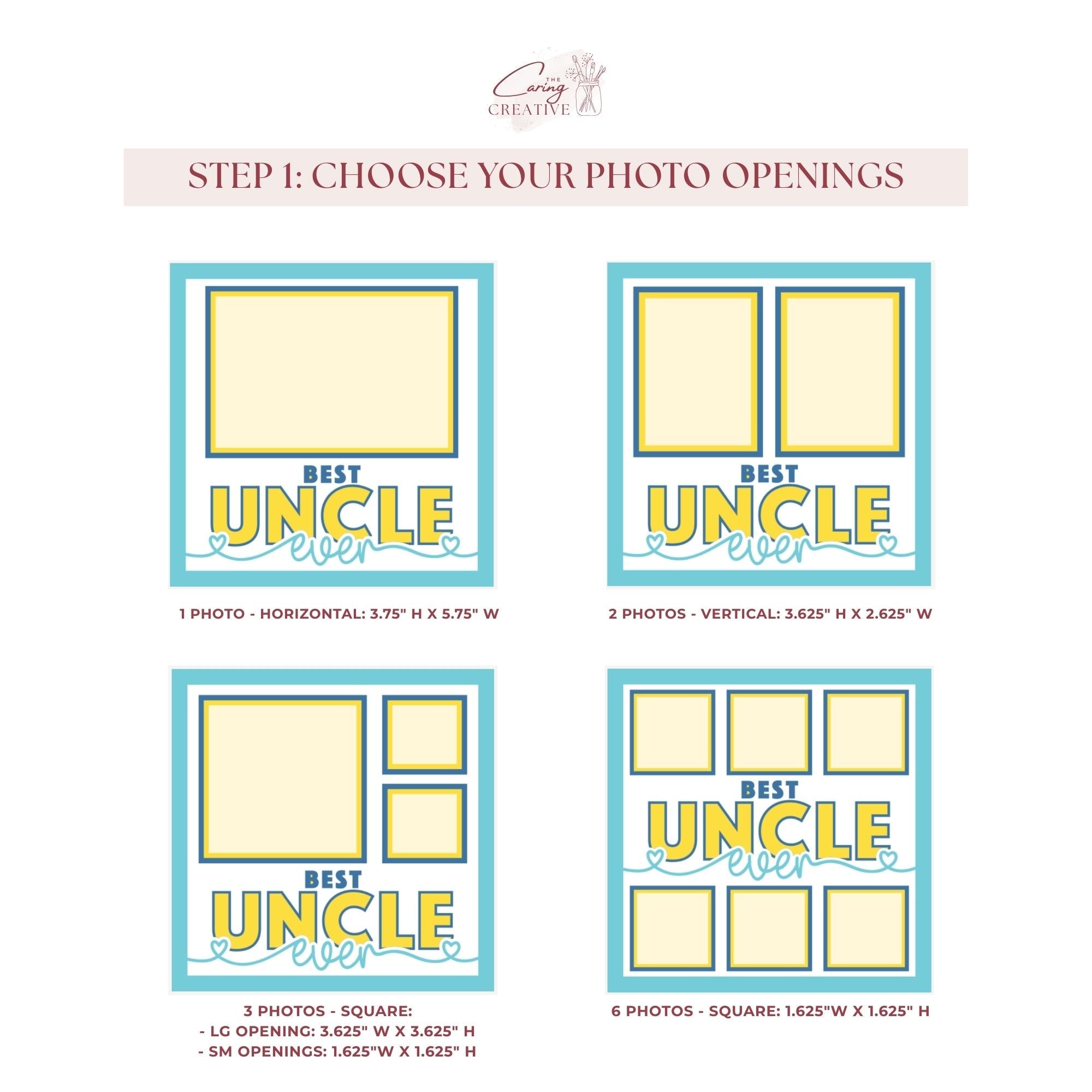 Best Uncle Ever Photo Frame - The Caring Creative