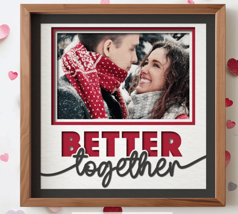 Better Together Photo Frame - The Caring Creative