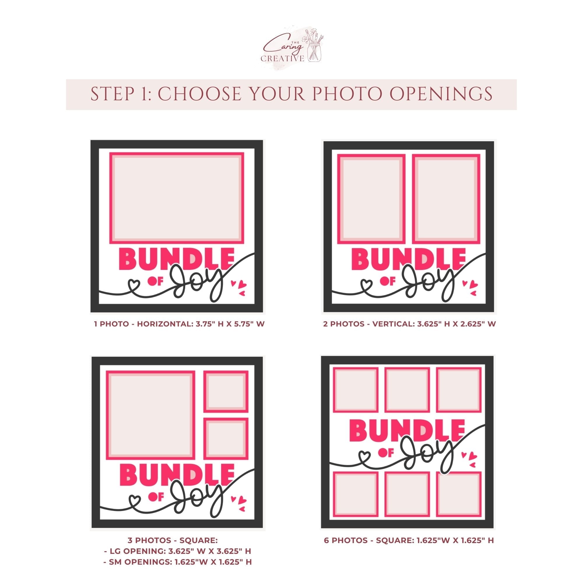Bundle of Joy Photo Frame - The Caring Creative
