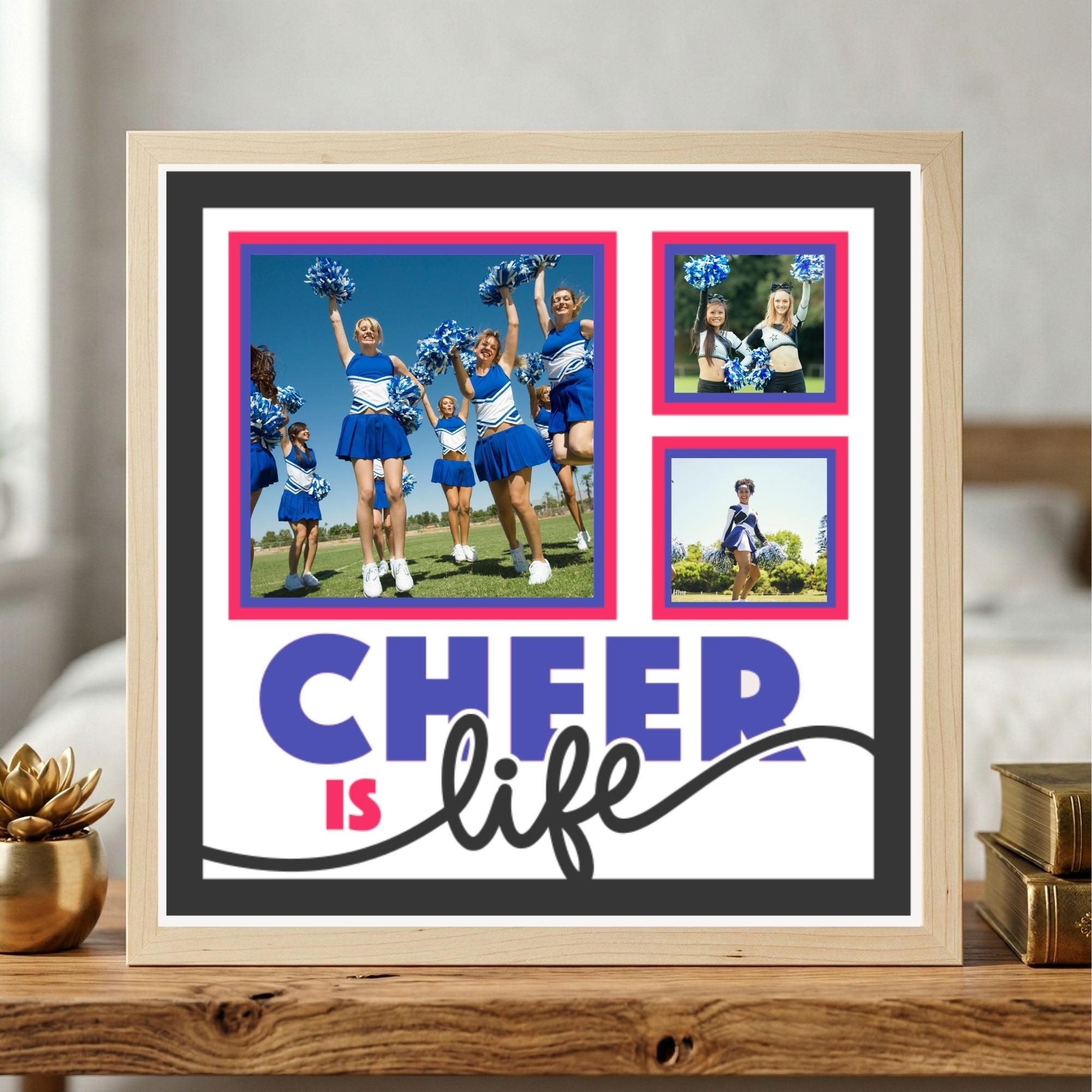 Cheer Is Life Photo Frame - The Caring Creative