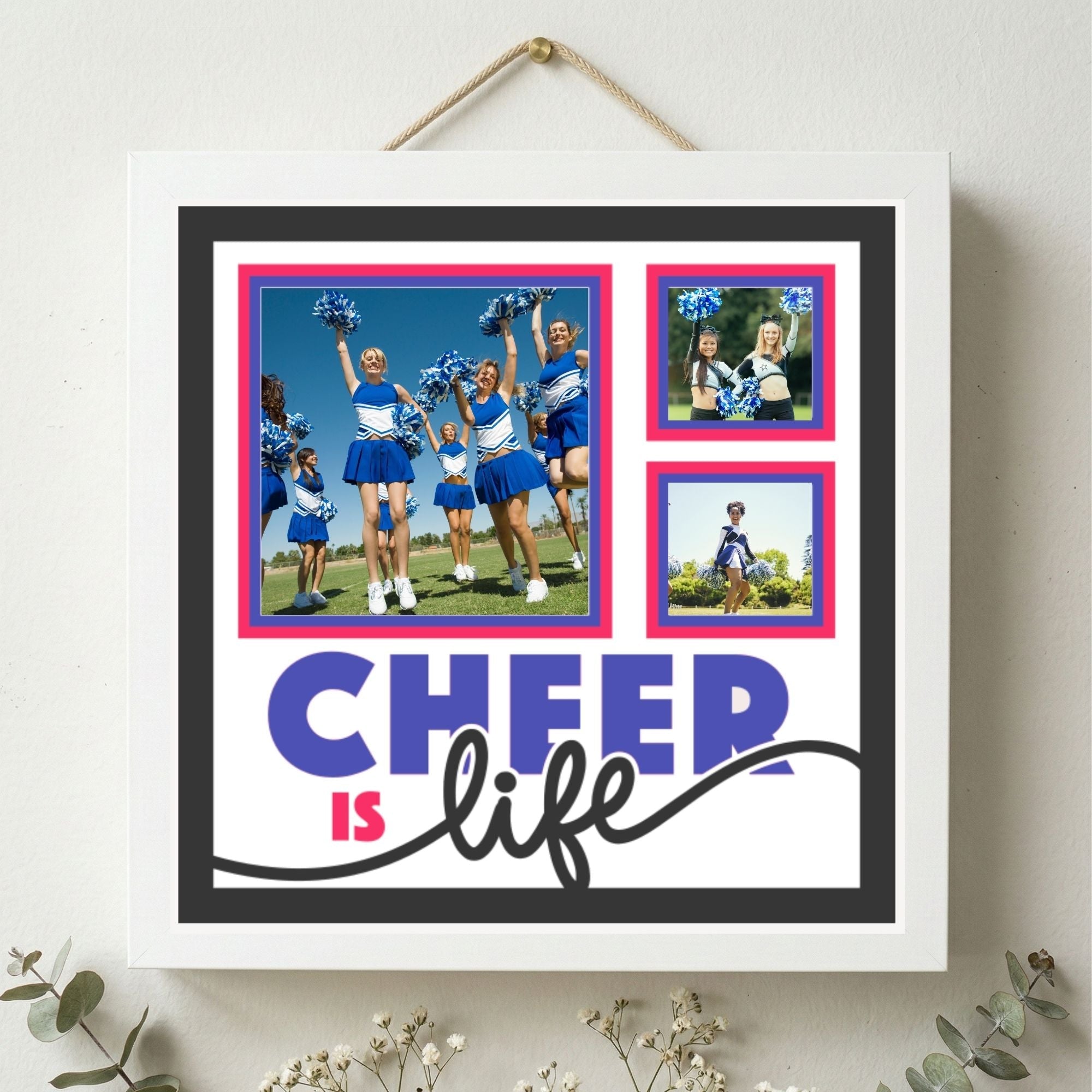 Cheer Is Life Photo Frame - The Caring Creative