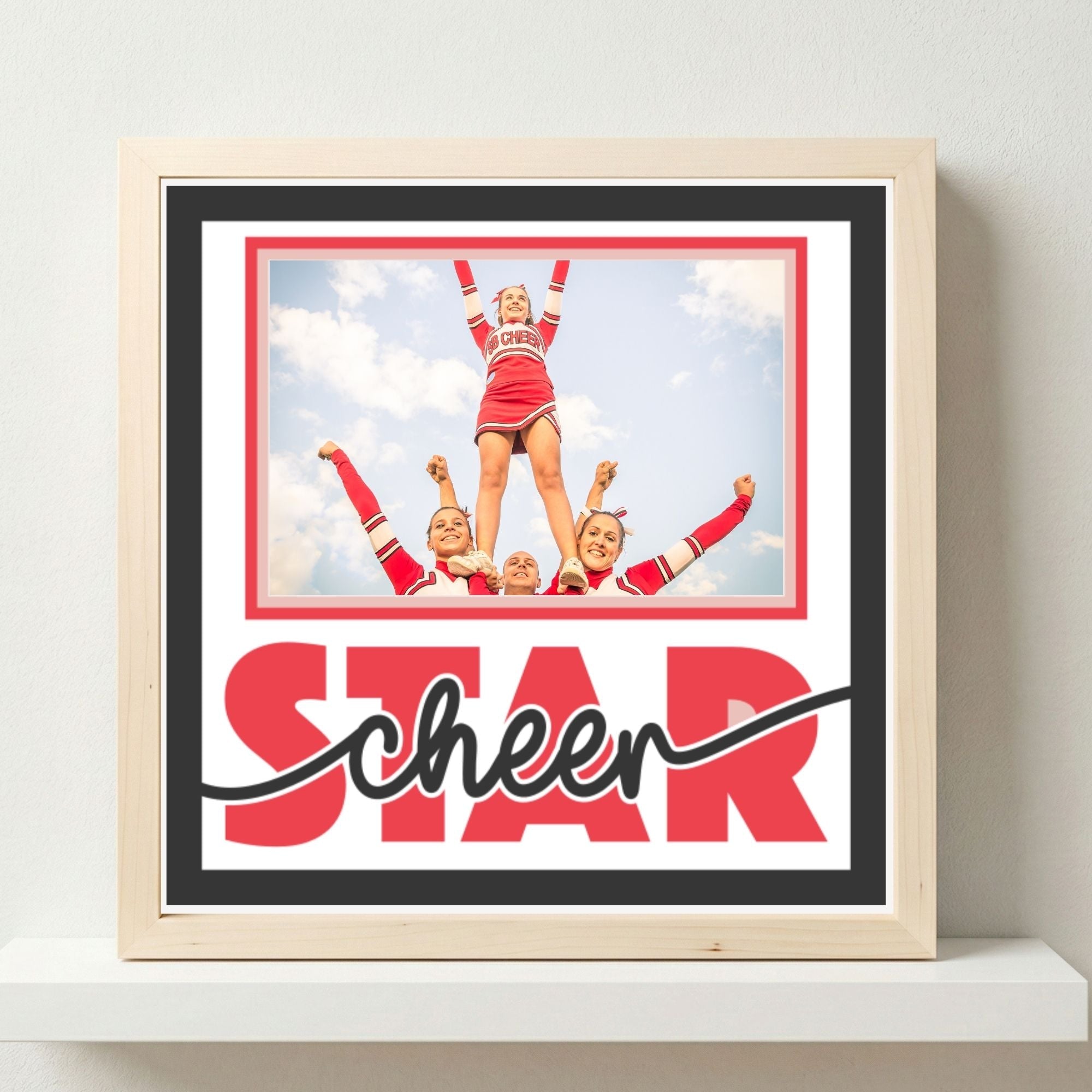 Cheer Star Photo Frame - The Caring Creative