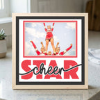 Cheer Star Photo Frame - The Caring Creative