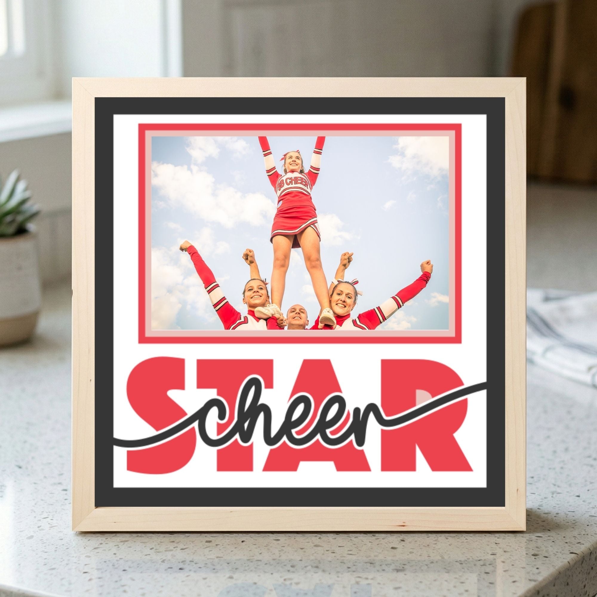 Cheer Star Photo Frame - The Caring Creative