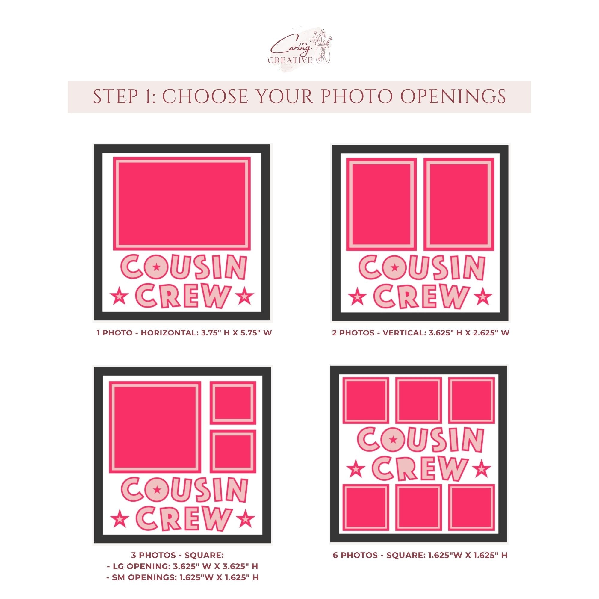 Cousin Crew Photo Frame - The Caring Creative