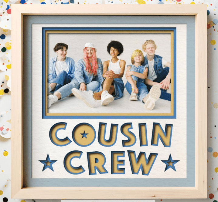 Cousin Crew Photo Frame - The Caring Creative