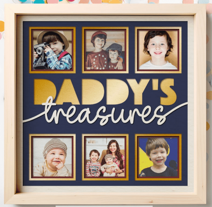Daddy's Treasures Photo Frame - The Caring Creative