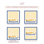 Daddy's Treasures Photo Frame - The Caring Creative