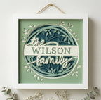Family Name Photo Frame - The Caring Creative