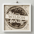 Family Name Photo Frame - The Caring Creative