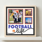 Football Is Life Photo Frame - The Caring Creative