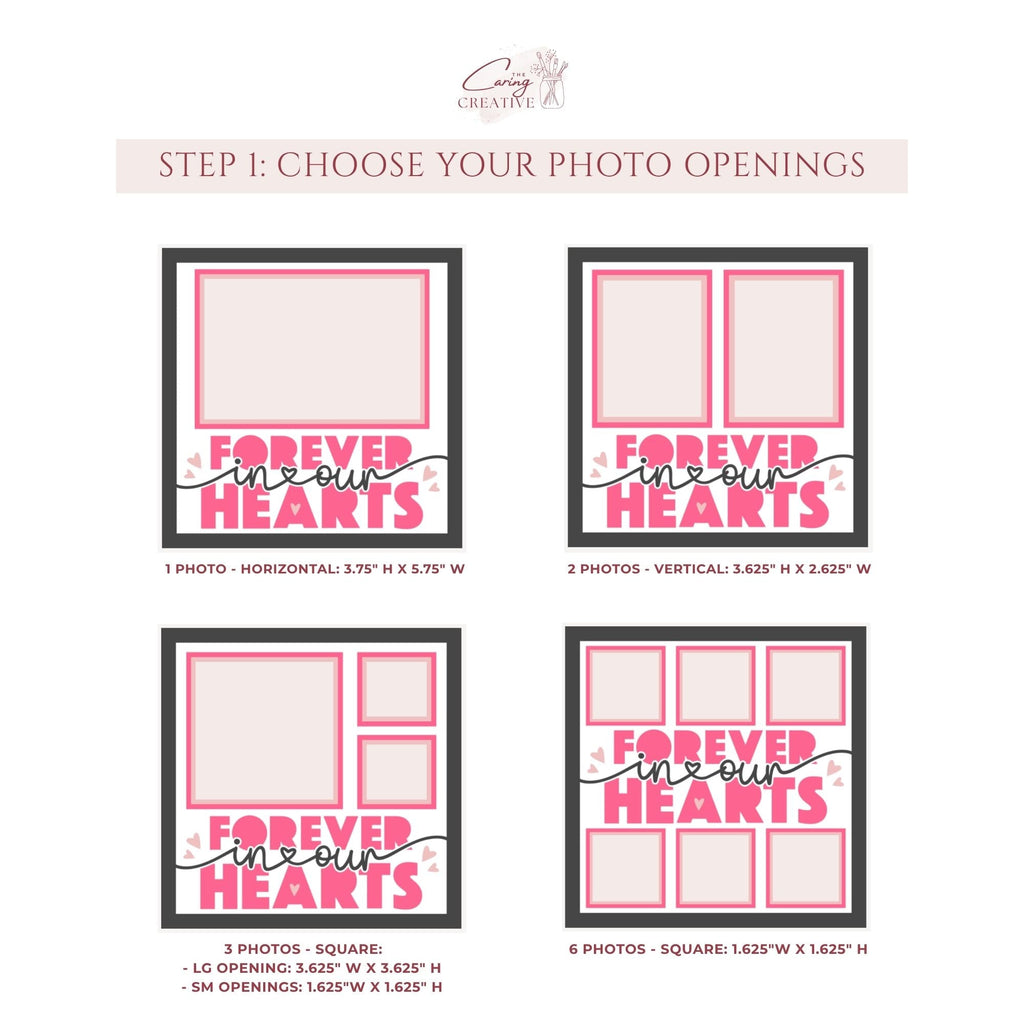 Forever In Our Hearts Photo Frame - The Caring Creative