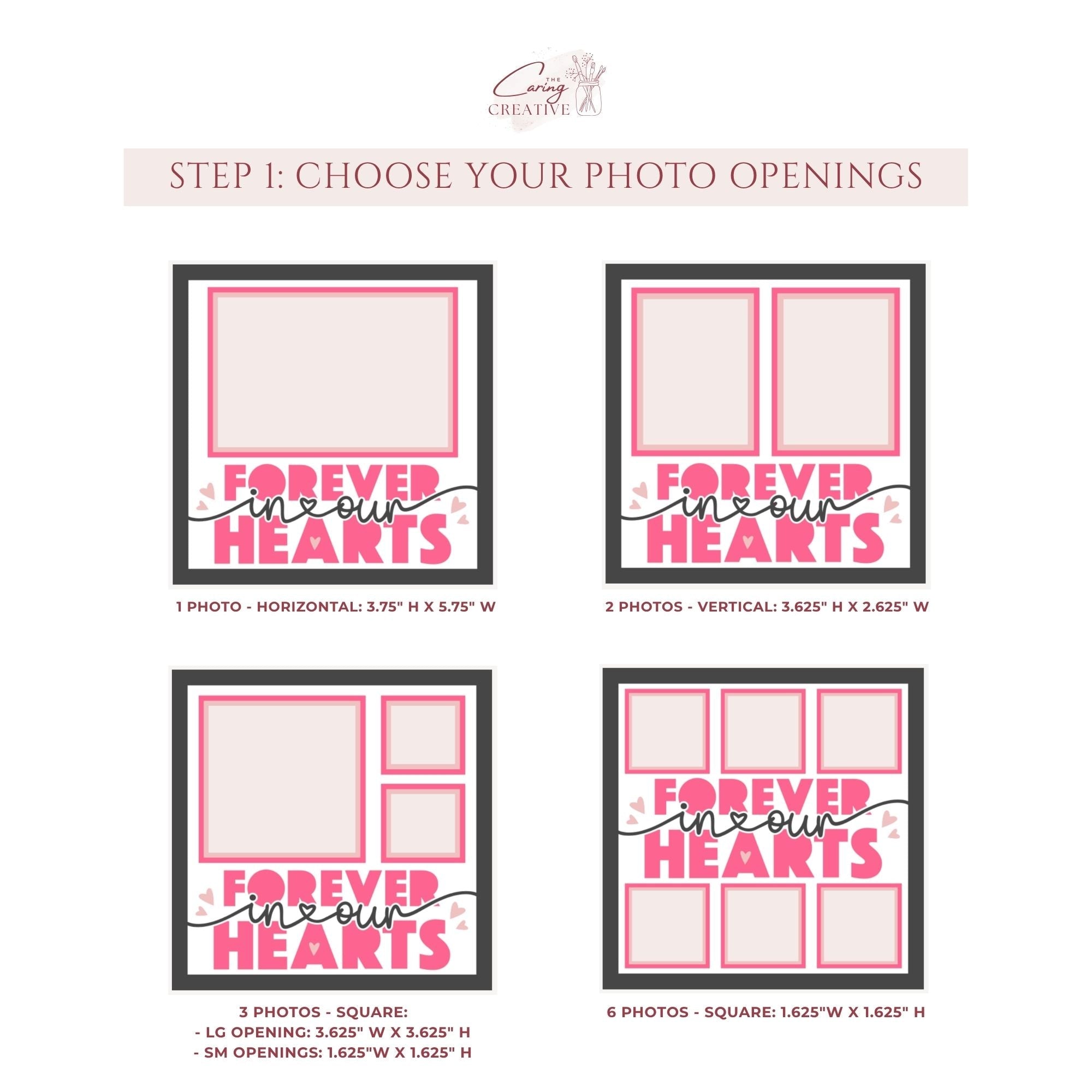 Forever In Our Hearts Photo Frame - The Caring Creative