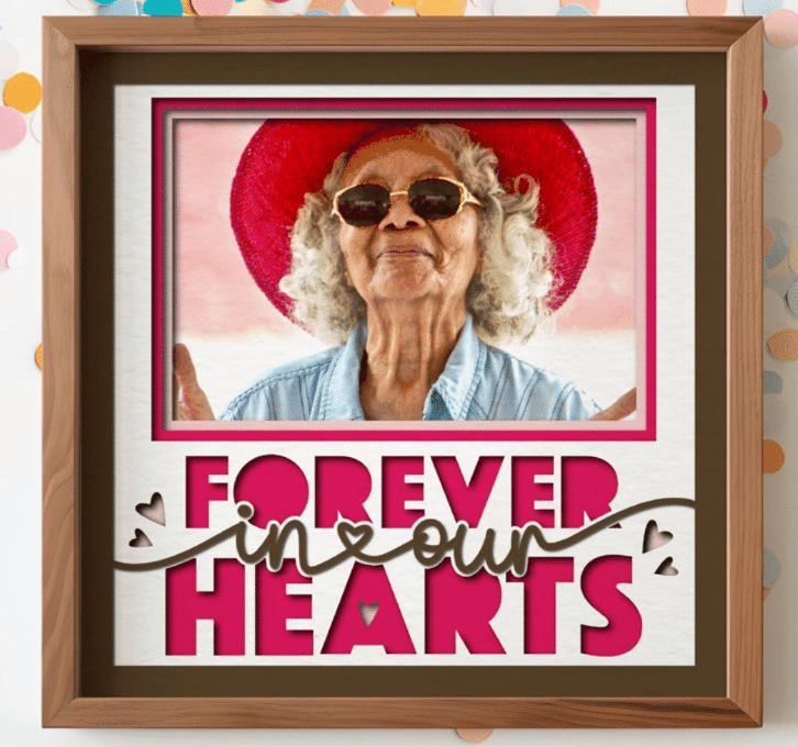 Forever In Our Hearts Photo Frame - The Caring Creative