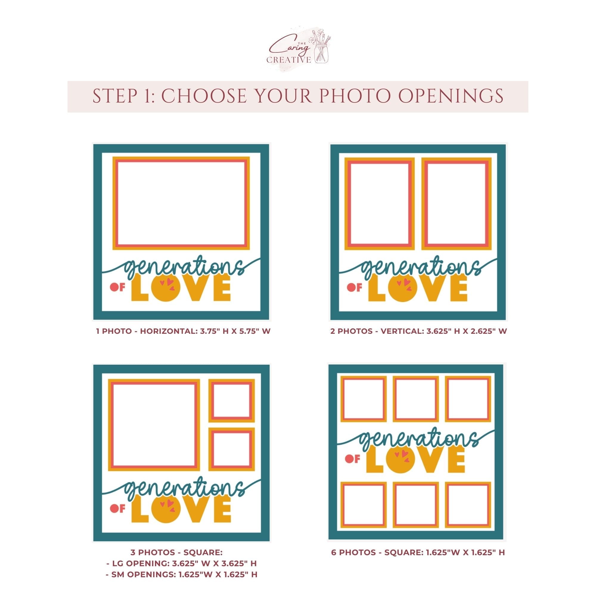 Generations of Love Photo Frame - The Caring Creative