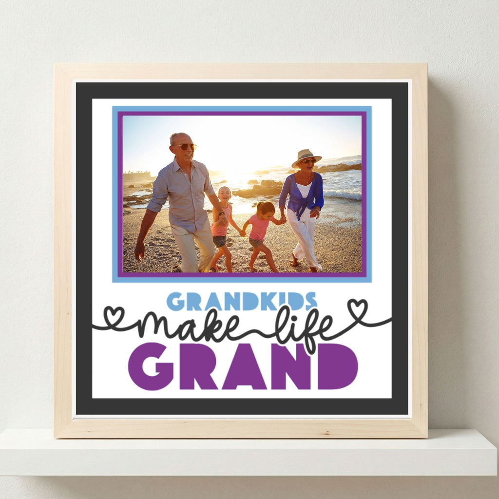 Grandkids Make Life Grand Photo Frame - The Caring Creative