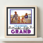 Grandkids Make Life Grand Photo Frame - The Caring Creative