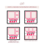 Happiness is a New Baby Photo Frame Kit - The Caring Creative
