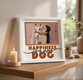 Happiness Is a New Dog Photo Frame - The Caring Creative