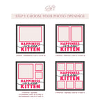 Happiness Is a New Kitten Photo Frame - The Caring Creative