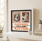 Happiness Is a New Kitten Photo Frame - The Caring Creative