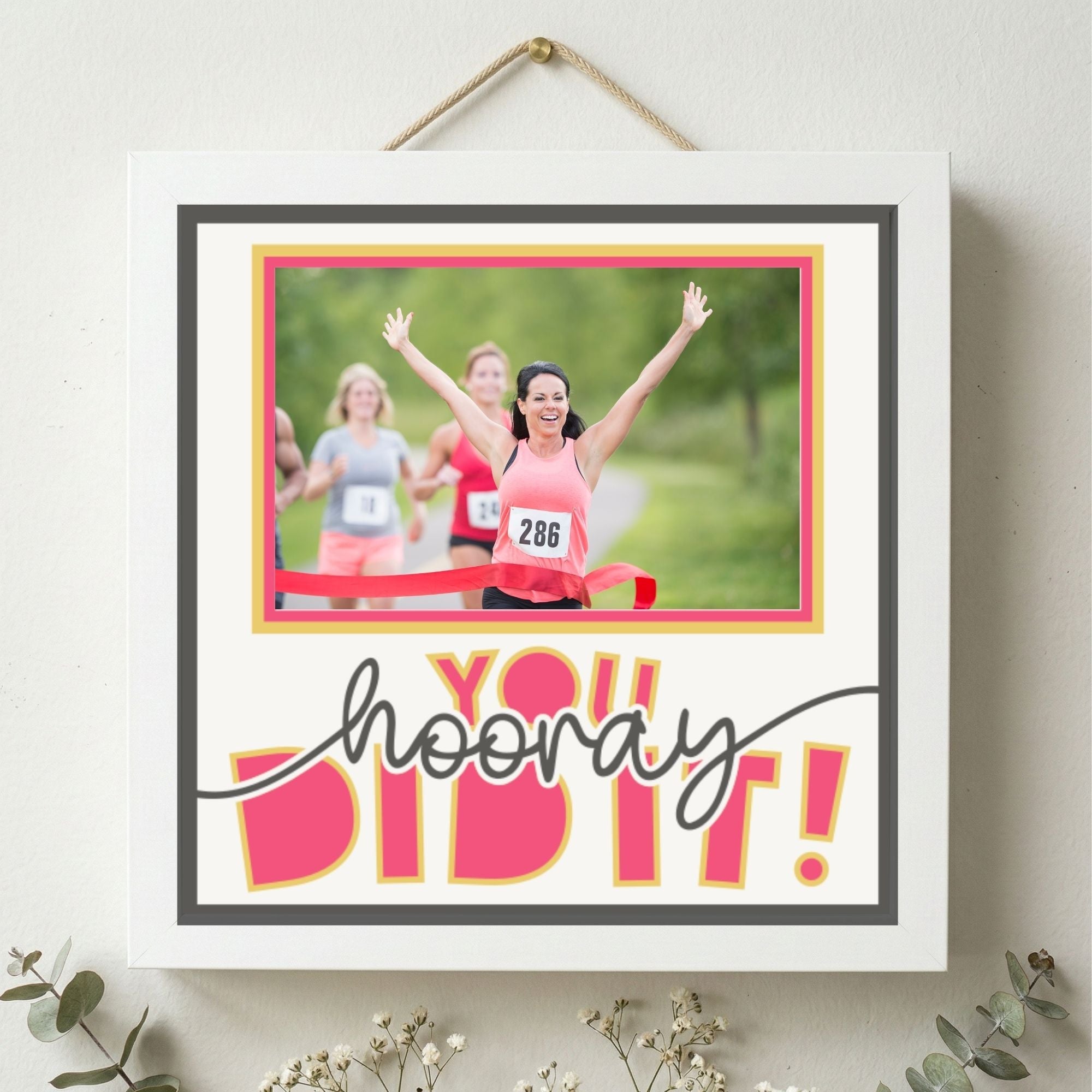 Hooray You Did It Photo Frame - The Caring Creative