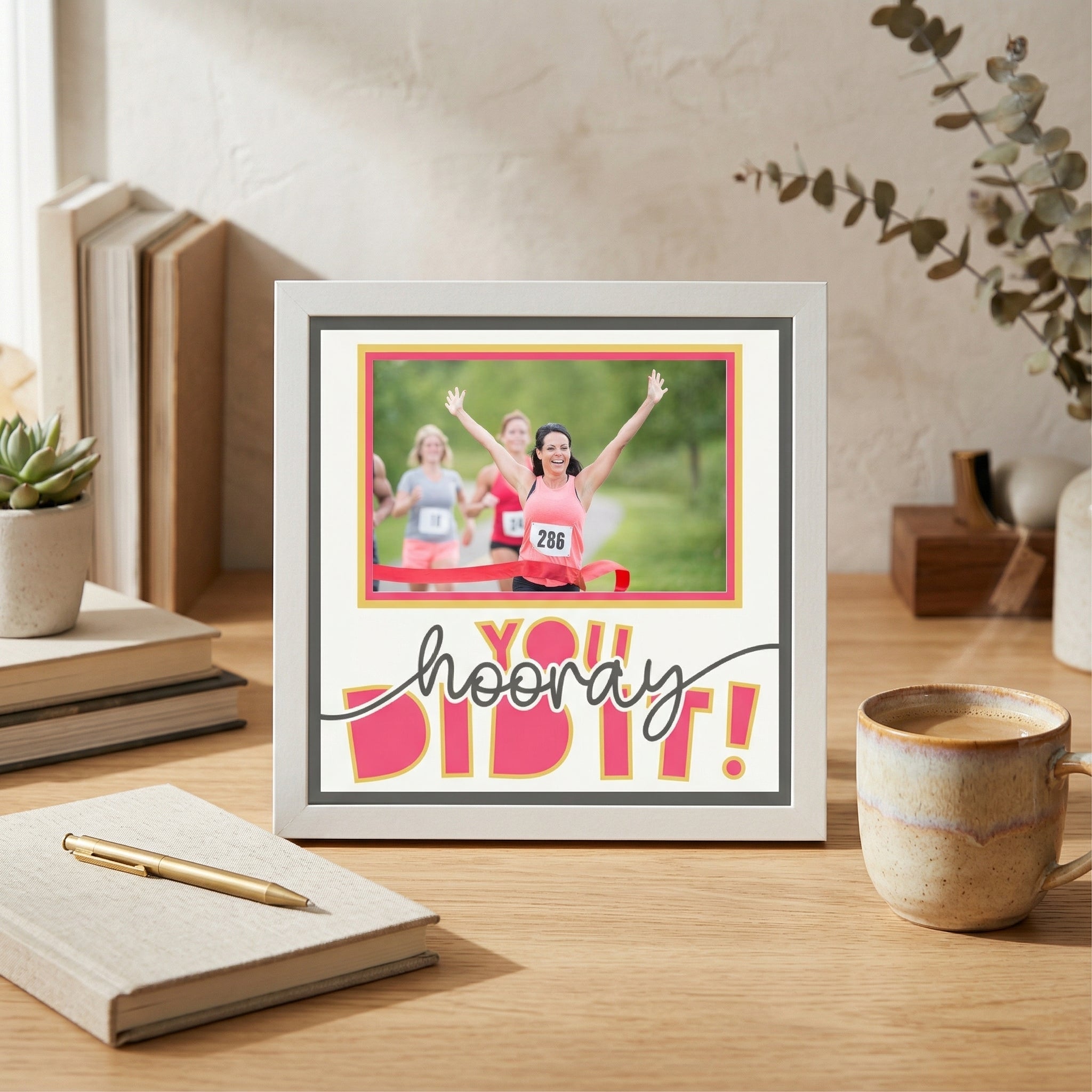 Hooray You Did It Photo Frame - The Caring Creative
