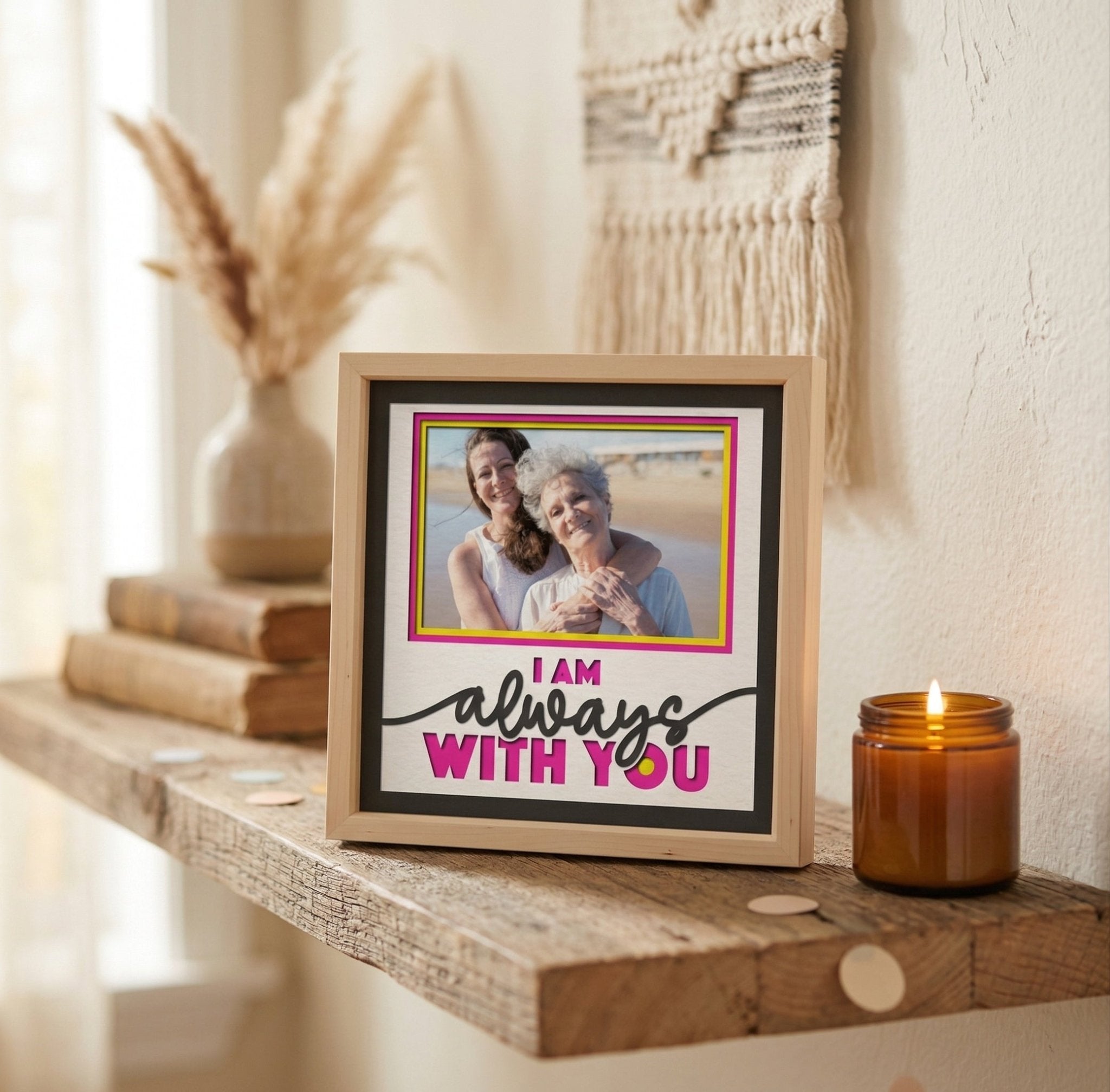 I Am Always With You Photo Frame - The Caring Creative