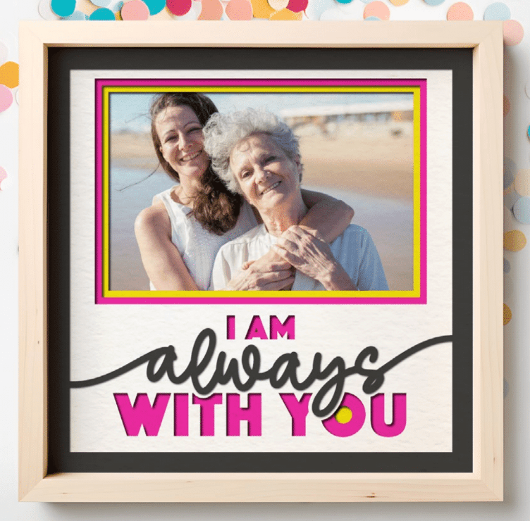 I Am Always With You Photo Frame - The Caring Creative