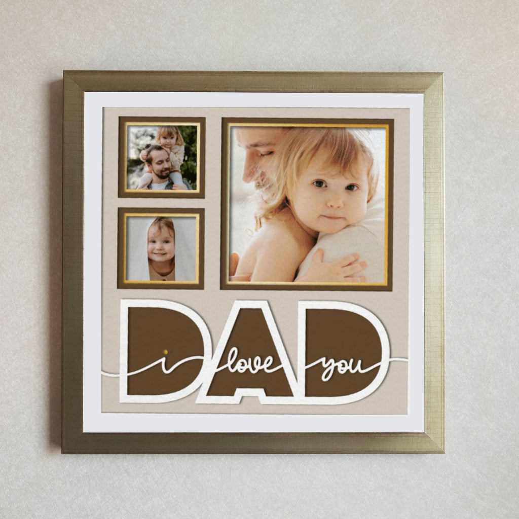 I Love You Dad Photo Frame - The Caring Creative