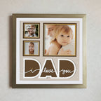 I Love You Dad Photo Frame - The Caring Creative