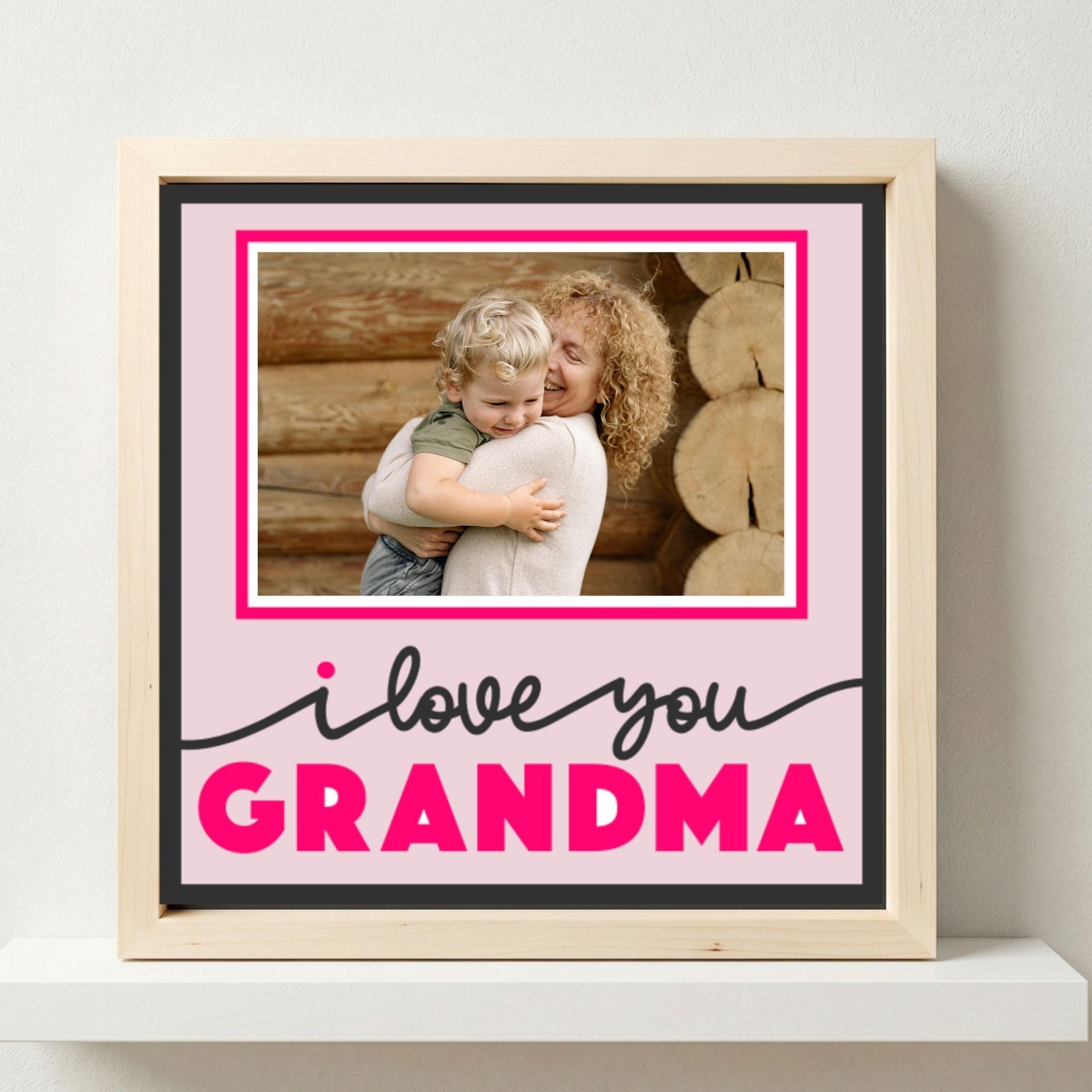 I Love You Grandma Photo Frame - The Caring Creative
