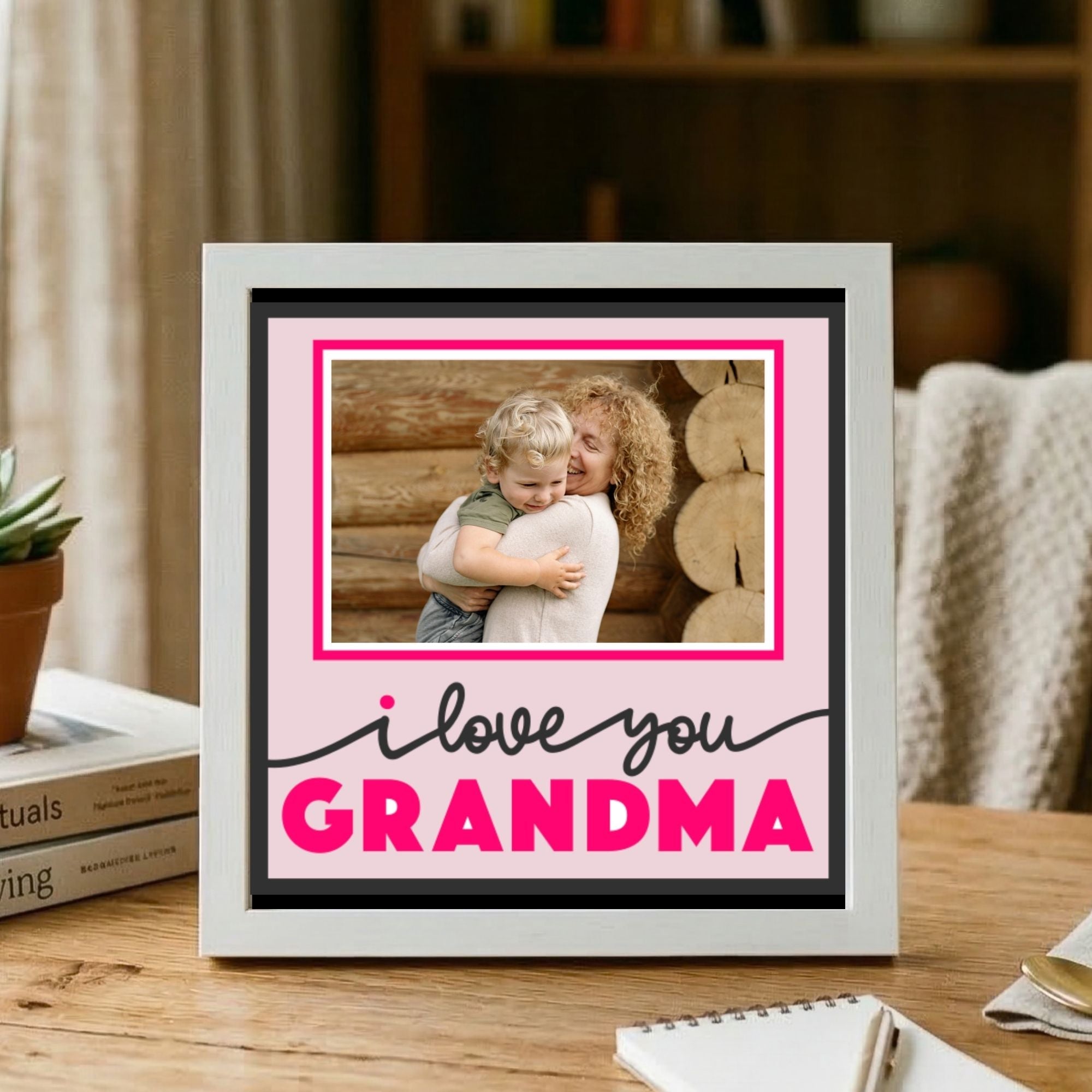 I Love You Grandma Photo Frame - The Caring Creative