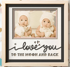 I Love You To The Moon and Back Photo Frame - The Caring Creative