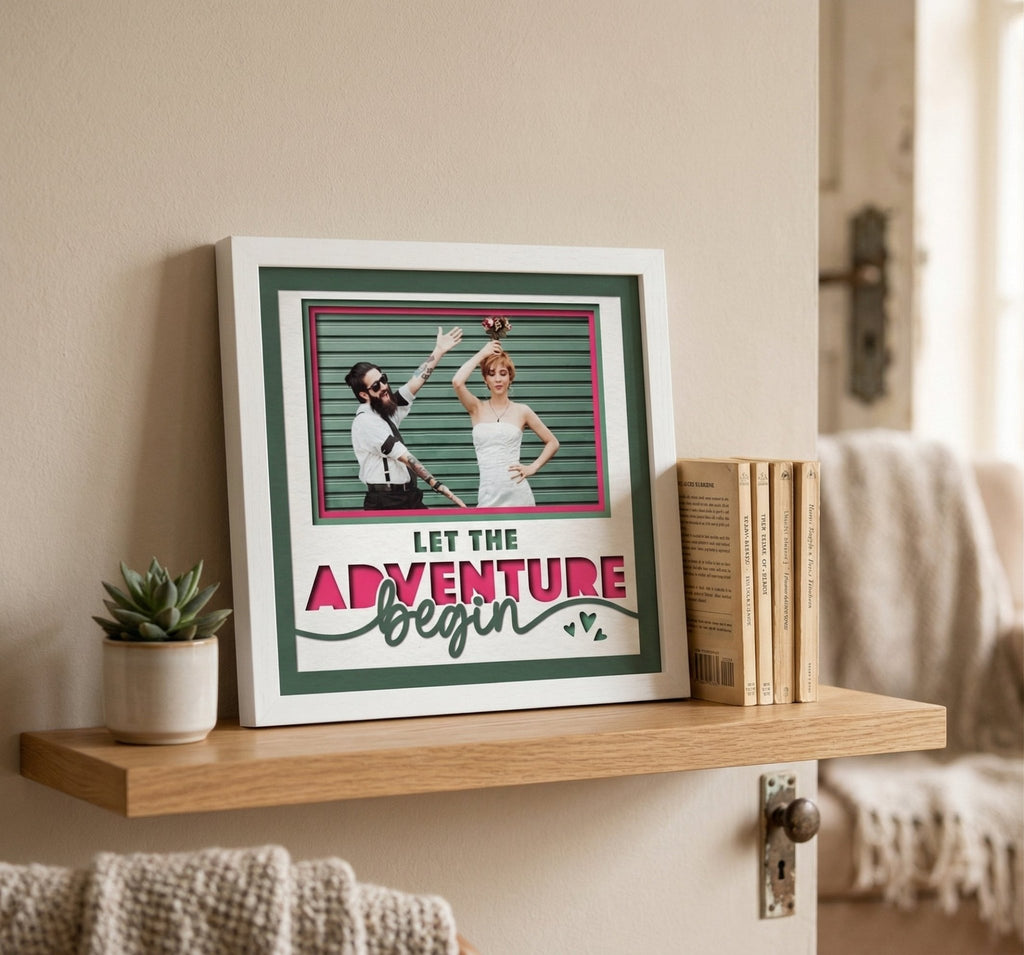 Let The Adventure Begin Photo Frame - The Caring Creative