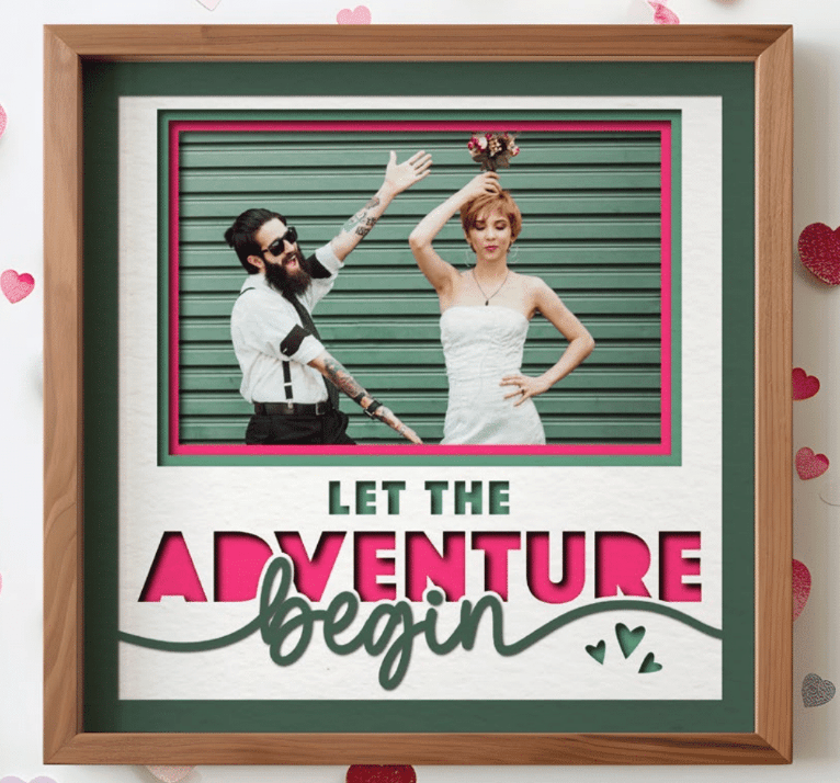 Let The Adventure Begin Photo Frame - The Caring Creative
