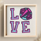 LOVE Cheer Photo Frame - The Caring Creative
