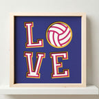 LOVE Volleyball Photo Frame - The Caring Creative
