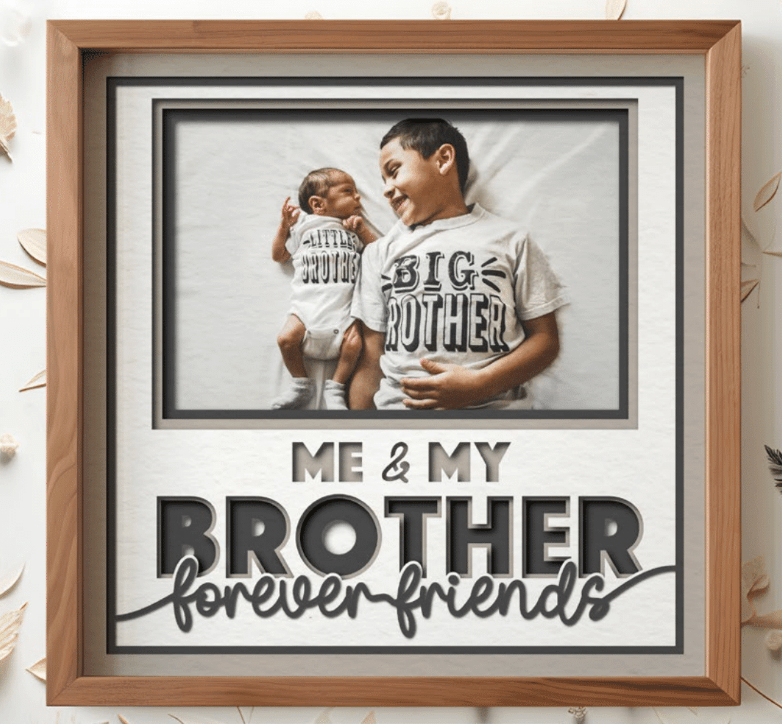 Me & My Brother Forever Friends Photo Frame - The Caring Creative